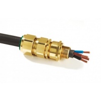 Ввод для бронированного кабеля латунь  М25 20 E1FX - фото