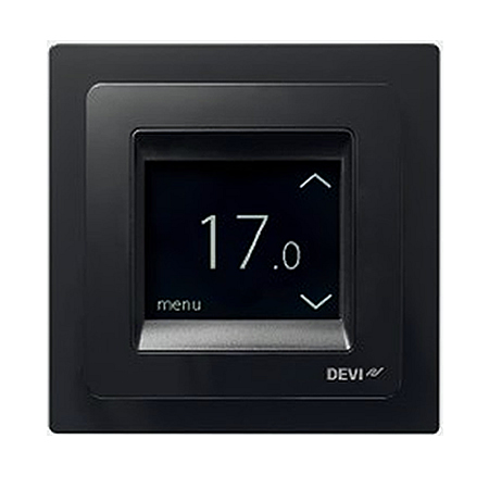 Терморегулятор для теплого пола Devireg Touch (черный)